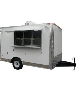Concession Trailer 8.5'x12' White - Event Food Vending Catering