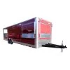 Concession Trailer 8.5'x30' Red - Smoker BBQ Event Catering