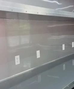 8.5' x 16' Red Half V-nose Half Flat Front Food Trailer With Appliances 48 8.5' x 16' Red Half V-nose Half Flat Front Food Trailer With Appliances -Cheap Concession Trailers Shop 20190606 144923 1