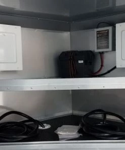 8.5' x 16' Red Half V-nose Half Flat Front Food Trailer With Appliances 43 8.5' x 16' Red Half V-nose Half Flat Front Food Trailer With Appliances -Cheap Concession Trailers Shop 20190606 144938 1