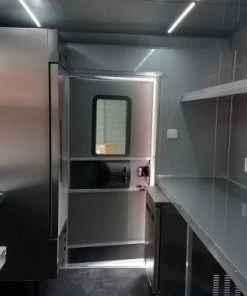 8.5' x 16' Red Half V-nose Half Flat Front Food Trailer With Appliances 52 8.5' x 16' Red Half V-nose Half Flat Front Food Trailer With Appliances -Cheap Concession Trailers Shop 20190606 145015 1