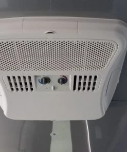 8.5' x 16' Red Half V-nose Half Flat Front Food Trailer With Appliances 35 8.5' x 16' Red Half V-nose Half Flat Front Food Trailer With Appliances -Cheap Concession Trailers Shop 20190606 145027 1