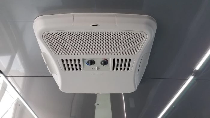 8.5' x 16' Red Half V-nose Half Flat Front Food Trailer With Appliances 8 8.5' x 16' Red Half V-nose Half Flat Front Food Trailer With Appliances - Image 8