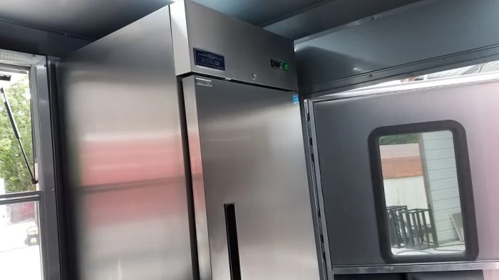 8.5' x 16' Red Half V-nose Half Flat Front Food Trailer With Appliances 12 8.5' x 16' Red Half V-nose Half Flat Front Food Trailer With Appliances - Image 12