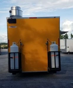 8.5' x 16' Yellow Food Concession Trailer with Appliances -Cheap Concession Trailers Shop 20190618 181624 1