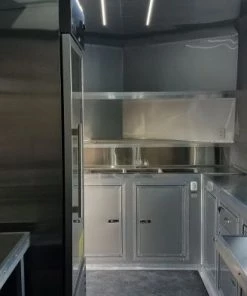 8.5' x 16' Yellow Food Concession Trailer with Appliances -Cheap Concession Trailers Shop 20190618 181840 1