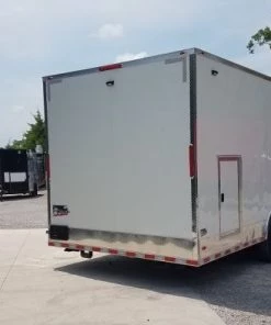 8.5' x 33' White Goose-Neck Mobile Veterinary Clinic -Cheap Concession Trailers Shop 20190629 115332 1