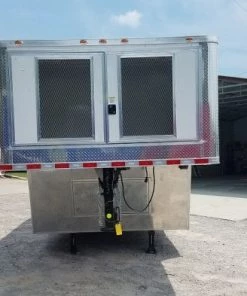 8.5' x 33' White Goose-Neck Mobile Veterinary Clinic -Cheap Concession Trailers Shop 20190629 115429 1