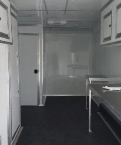 8.5' x 33' White Goose-Neck Mobile Veterinary Clinic -Cheap Concession Trailers Shop 20190705 163730 1