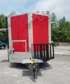 8.5' x 26' Red Porch Style Concession Food Trailer -Cheap Concession Trailers Shop 20190722 105259 1