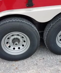 8.5' x 26' Red Porch Style Concession Food Trailer -Cheap Concession Trailers Shop 20190722 105339 1