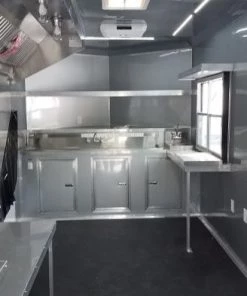 8.5' x 26' Red Porch Style Concession Food Trailer -Cheap Concession Trailers Shop 20190722 105411 1