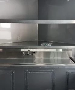 8.5' x 26' Red Porch Style Concession Food Trailer -Cheap Concession Trailers Shop 20190722 105432 1