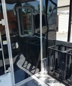 8.5' x 24' Porch Style Black Concession Food Trailer -Cheap Concession Trailers Shop 20190816 110011 1