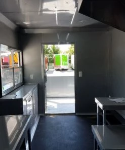 8.5' x 24' Porch Style Black Concession Food Trailer -Cheap Concession Trailers Shop 20190816 110204 1