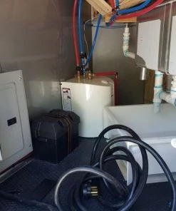 8.5' x 24' Porch Style Black Concession Food Trailer -Cheap Concession Trailers Shop 20190816 110357 1