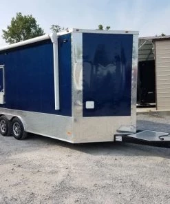 8.5' x 16' Indigo Blue Enclosed Pharmaceutical Trailer -Cheap Concession Trailers Shop 20190820 164045 1