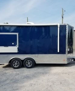 8.5' x 16' Indigo Blue Enclosed Pharmaceutical Trailer -Cheap Concession Trailers Shop 20190820 164057 1