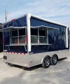 8.5' x 16' Indigo Blue Enclosed Pharmaceutical Trailer -Cheap Concession Trailers Shop 20190820 164227 1
