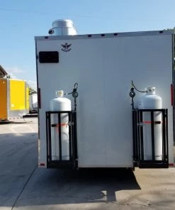 8.5' x 20' White Custom Concession Food Trailer With Appliances -Cheap Concession Trailers Shop 20190821 164722 1 1