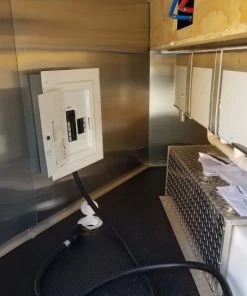 8.5' x 20' White Custom Concession Food Trailer With Appliances -Cheap Concession Trailers Shop 20190821 164814 1 1