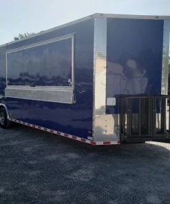 8.5' x 28' Cobalt Blue Catering Food Trailer -Cheap Concession Trailers Shop 20190822 092457 1
