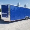 8.5' x 28' Cobalt Blue Catering Food Trailer