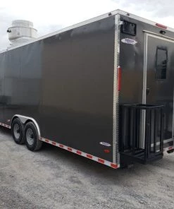 8.5' x 28' Charcoal Grey Concession Food Trailer -Cheap Concession Trailers Shop 20190827 185409 1 1 1