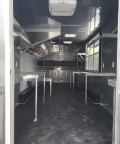 8.5' x 28' Charcoal Grey Concession Food Trailer -Cheap Concession Trailers Shop 20190827 185503 1 1 1