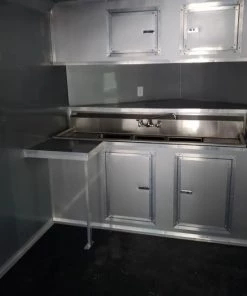 8.5' x 28' Charcoal Grey Concession Food Trailer -Cheap Concession Trailers Shop 20190827 185617 1 1 1