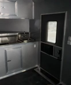 8.5' x 28' Charcoal Grey Concession Food Trailer -Cheap Concession Trailers Shop 20190827 185622 1 1 1