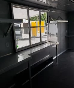 8.5' x 28' Charcoal Grey Concession Food Trailer -Cheap Concession Trailers Shop 20190827 185630 1 1 1