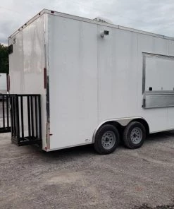 8.5' x 16' White Concession Food Trailer With Appliances -Cheap Concession Trailers Shop 20190827 192037 1 1