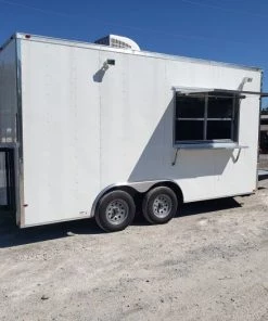 8.5' x 16' White Concession Food Trailer With Appliances -Cheap Concession Trailers Shop 20190828 101430 1 1