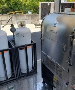 8.5' x 24' Porch Style Black Concession Food Trailer With Appliances -Cheap Concession Trailers Shop 20190830 124349 1