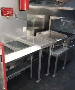 8.5' x 24' Porch Style Black Concession Food Trailer With Appliances -Cheap Concession Trailers Shop 20190830 124403 1