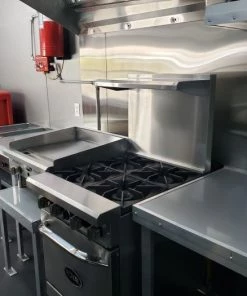 8.5' x 24' Porch Style Black Concession Food Trailer With Appliances -Cheap Concession Trailers Shop 20190830 124446 1