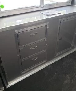 8.5' x 24' Porch Style Black Concession Food Trailer With Appliances -Cheap Concession Trailers Shop 20190830 124500 1