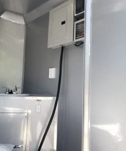8.5' x 18' White Concession Food Trailer with Restroom 37 8.5' x 18' White Concession Food Trailer with Restroom -Cheap Concession Trailers Shop 20190830 125651 1 2