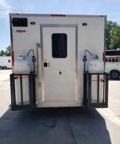 8.5' x 18' White Concession Food Trailer with Restroom 46 8.5' x 18' White Concession Food Trailer with Restroom -Cheap Concession Trailers Shop 20190830 125726 1 2