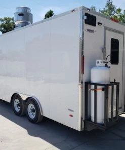 8.5' x 18' White Concession Food Trailer with Restroom 52 8.5' x 18' White Concession Food Trailer with Restroom -Cheap Concession Trailers Shop 20190830 125732 1 2