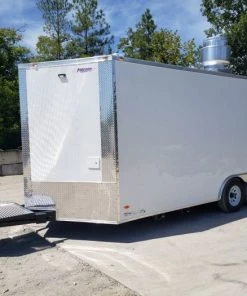 8.5' x 18' White Concession Food Trailer with Restroom and Appliances -Cheap Concession Trailers Shop 20190830 125744 1 1