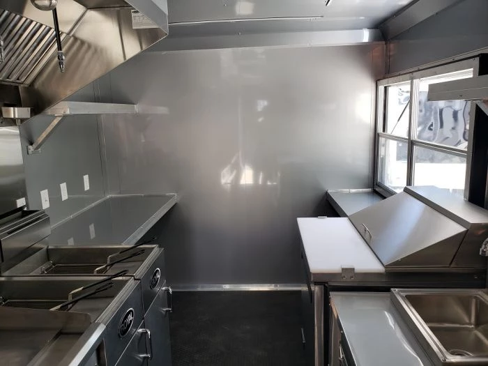 8.5' x 18' White Concession Food Trailer with Restroom 20 8.5' x 18' White Concession Food Trailer with Restroom - Image 20