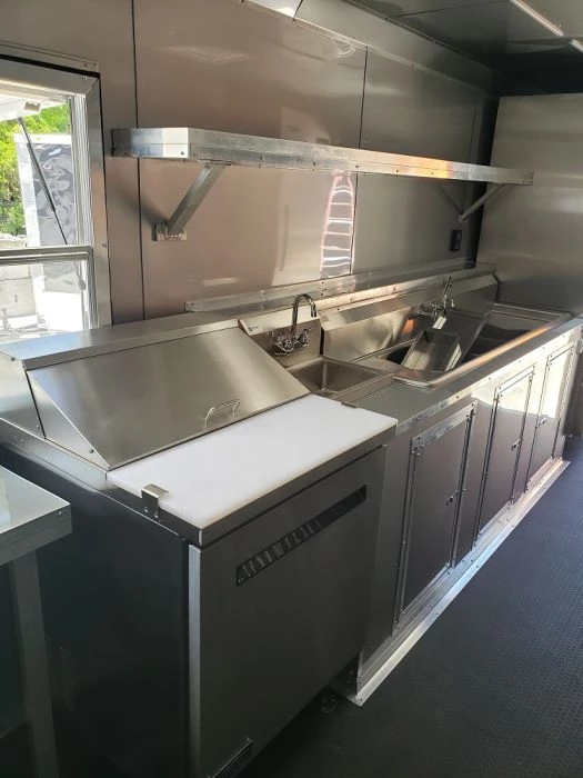 8.5' x 18' White Concession Food Trailer with Restroom 23 8.5' x 18' White Concession Food Trailer with Restroom - Image 23