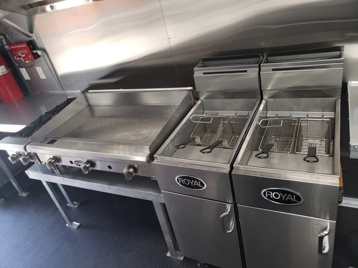 8.5' x 18' White Concession Food Trailer with Restroom 12 8.5' x 18' White Concession Food Trailer with Restroom - Image 12