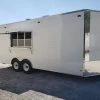 8.5' x 20' White Custom Built Concession Food Trailer