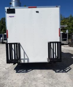 8.5' x 20' White Custom Built Concession Food Trailer -Cheap Concession Trailers Shop 20190905 104049 1