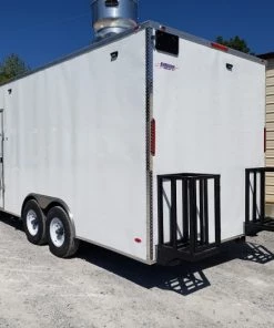 8.5' x 20' White Custom Built Concession Food Trailer -Cheap Concession Trailers Shop 20190905 104055 1