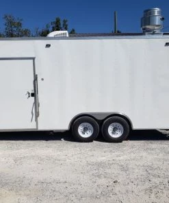 8.5' x 20' White Custom Built Concession Food Trailer -Cheap Concession Trailers Shop 20190905 104102 1