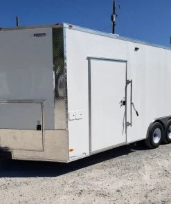 8.5' x 20' White Custom Built Concession Food Trailer -Cheap Concession Trailers Shop 20190905 104109 1